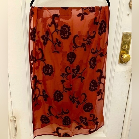 Franco Ferrari Vintage Silk and Wool Scarf - Picture 3 of 6